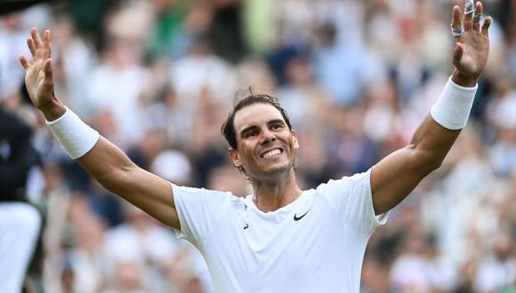 Rafael Nadal busca en Wimbledon 2022 su título 23 de Grand Slam. (Foto: AFP)