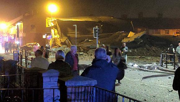Una explosi&oacute;n se registr&oacute; el s&aacute;bado en Merseyside, Reino Unido. (Foto: Twitter)