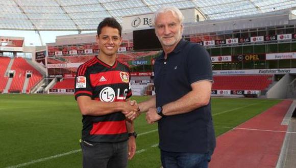 Chicharito Hernández firmó por el Bayer Leverkusen