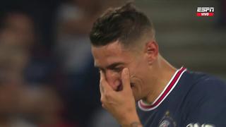 Lágrimas de despedida: Di María anotó el 5-0 de PSG vs. Metz y se puso a llorar en medio de la celebración | VIDEO