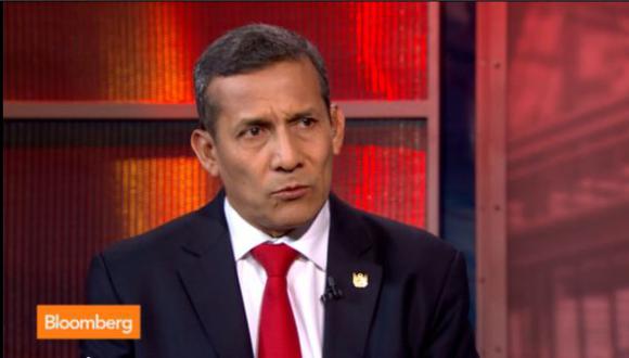 Lee la traducción de la entrevista que dio Humala a Bloomberg