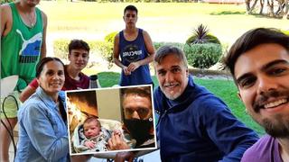 Gabriel Batistuta festeja llegada de su primer nieto en Instagram | FOTOS