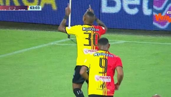 El Colombiano estiró la ventaja de Deportivo Pereira vs. Atlético Nacional. (Foto: Win)