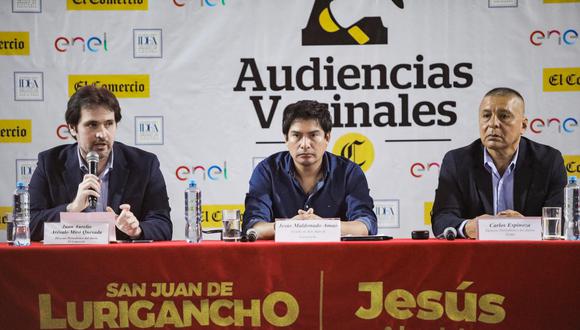 La asamblea contó con la participación de Juan Aurelio Arévalo, director periodístico de El Comercio, y Carlos Espinoza, director periodístico del diario “Trome”.