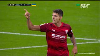Lamela marcó el gol del empate del Sevilla vs. Real Madrid en el Santiago Bernabéu | VIDEO