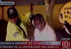 Lima: asaltan a hombre de 59 años cerca de Universidad San Marcos
