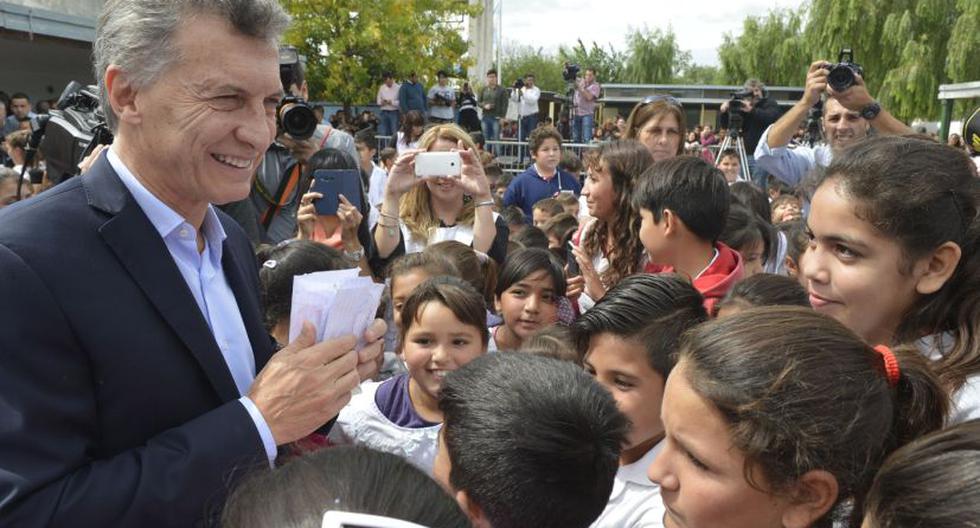 Mauricio Macri espera aplicar una gran reforma a la educación en Argentina (EFE)
