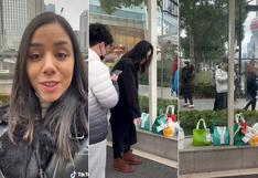 Video viral muestra cómo es el delivery en China y usuarios se sorprenden por el nivel de honestidad