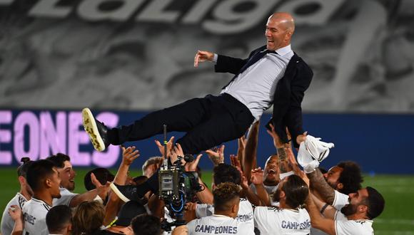 Zidane suma once títulos con el Real Madrid desde el 2016. (Foto: AFP)