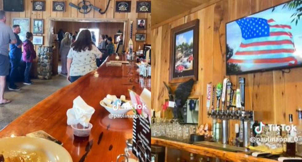 Viral Video |  She is horrified to see everyone standing up during the National Anthem in a restaurant  uses