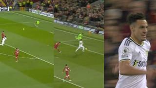 Error de Liverpool en defensa y gol de Rodrigo para Leeds en el 1-0 en Premier League | VIDEO