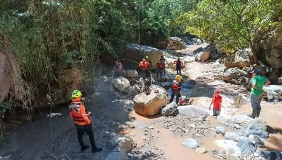 Del grupo de 36 personas que fueron arrastradas por un río en Táchira el pasado 23 de septiembre, 26 fueron encontradas con vida, 9 fallecieron y una sigue desaparecida. (Foto de Twitter / @LaPrensaTachira)