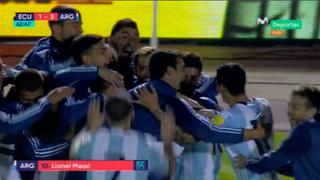 Argentina vs. Ecuador: Messi anotó otro genial golazo