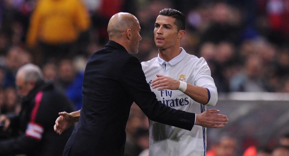 Zinedine Zidane, DT del Real Madrid, volvió a salir en defensa de Cristiano Ronaldo. (Foto: Getty Images)