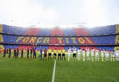 Los hinchas del Barcelona homenajearon al exentrenador Tito Vilanova con un gigantesco mosaico 