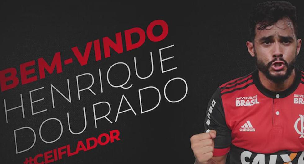 Flamengo no especificó ni la duración del contrato ni la cuantía de Henrique Dourado. (Foto: Captura)