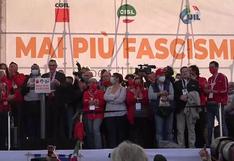Italia: Cientos de personas marchan en Roma contra el fascismo