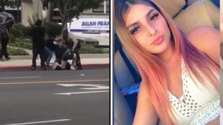 Madre de 18 años con muerte cerebral tras recibir disparo de policía escolar en Los Ángeles | VIDEO