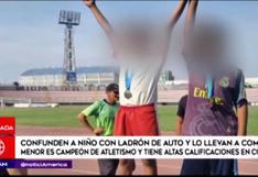 Callao: policía confunde a niño de 11 años, campeón de atletismo, con un ladrón