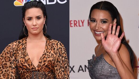 Demi Lovato y Naya Rivera compartieron roles en la quinta temporada de la serie "Glee". (Foto: AFP)