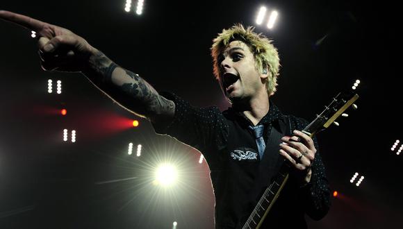 Billie Joe Armstrong, líder de la banda Green Day, durante un concierto en Suiza. La agrupación estadounidense regresará al Perú este 2017. (Foto: AP)