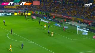 Tigres vs. Necaxa: Gignac decretó el 2-1 con un fuerte cabezazo | VIDEO