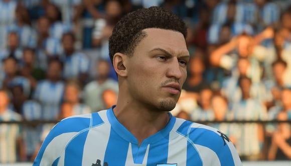 Así luce Paolo Guerrero con la camiseta de Racing Club en FIFA 23. | (Foto: FIFA 23/@fifawitcher/Twitter)