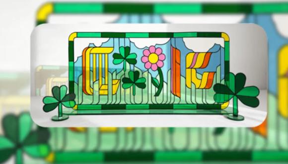 Google celebra el Día de San Patricio con este singular ‘doodle’ de homenaje. (Foto: captura de pantalla)