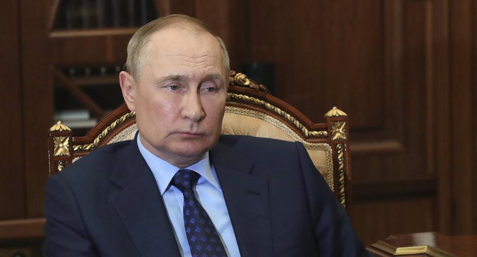 El presidente Vladimir Putin, durante una reunión en Moscú. AP