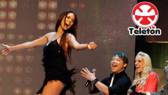 Teletón 2014: Karen Schwarz sorprendió con baile de salsa