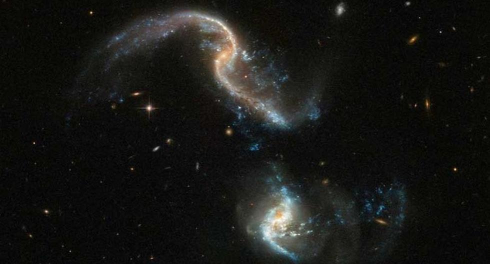 Este fenómeno no es raro en el universo, pero las imágenes que ha dejado son realmente espectaculares. (Foto: NASA)