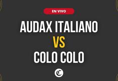 Colo-Colo vs. Audax Italiano hoy: ver partido en vivo
