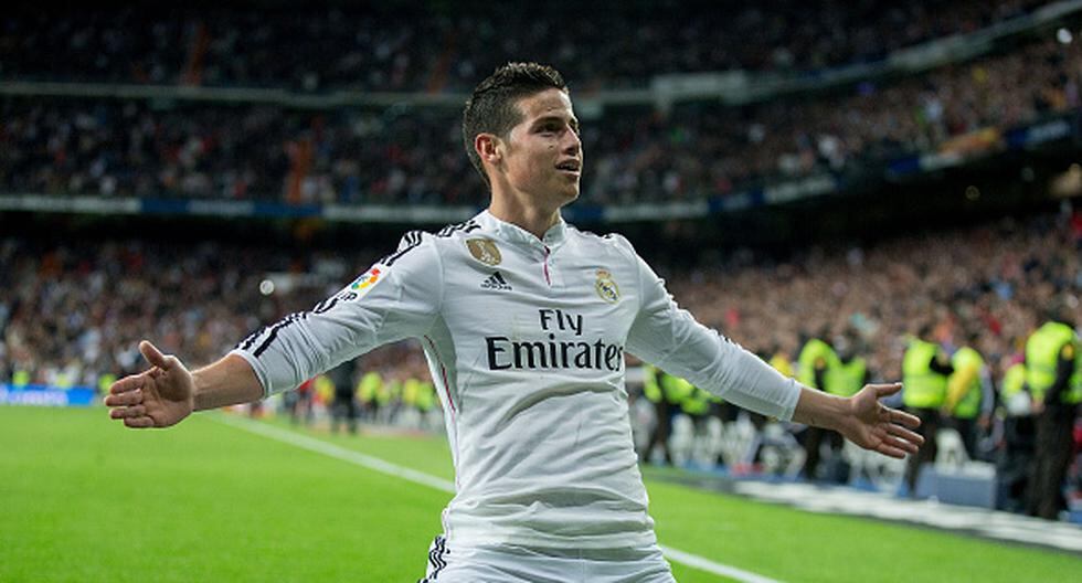 James Rodríguez anotó el tercer gol del Real Madrid. (Foto: Getty Images)