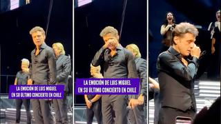 Luis Miguel se despidió llorando de Chile