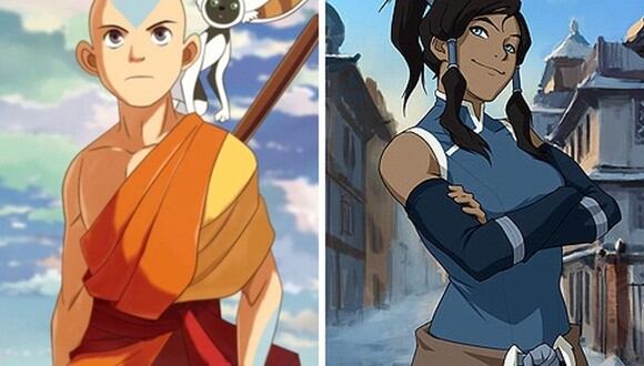 Tanto Aang como Korra cambian significativamente desde el primer episodio hasta el último (Foto: Nickelodeon)