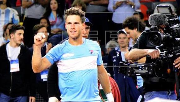 El argentino Diego Schwartzman derrotó a Rudolf Molleker y se clasificó a la segunda ronda del Australian Open (Foto: agencias)