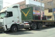 Ate: más de 15 vehículos de la Policía Nacional frustraron robo de tráiler 