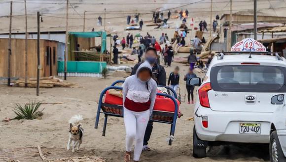 Áncash: desalojan a invasores que habían levantado 450 lotes en terrenos del Estado (Foto: Municipalidad del Santa)