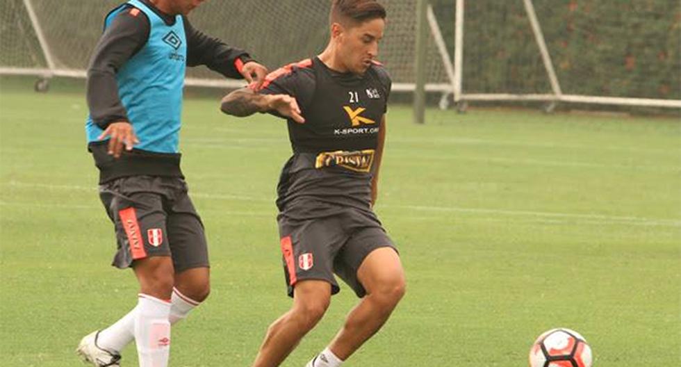 Alejandro Hohberg fue una de las novedades del once titular de la Selección Peruana que lanzó Ricardo en el último amistoso ante Trinidad y Tobago (Foto: FPF)