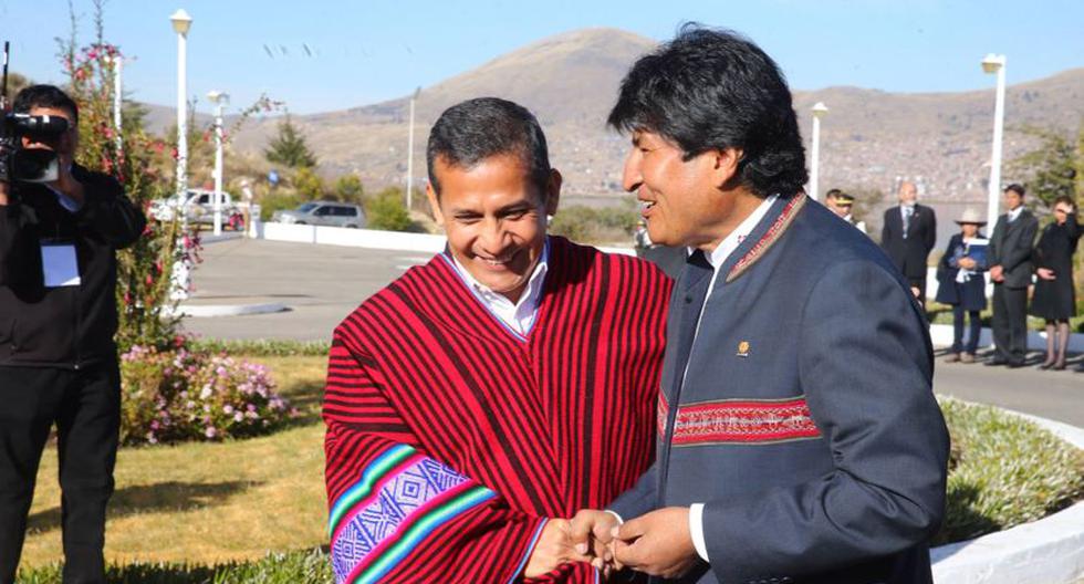 Ollanta Humala y Evo Morales. (Foto: Andina)
