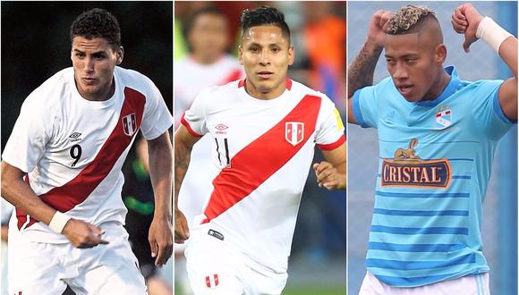 Succar, Ruidíaz y Ray Sandoval son opciones para Ricardo Gareca. (Foto: AFP/USI)