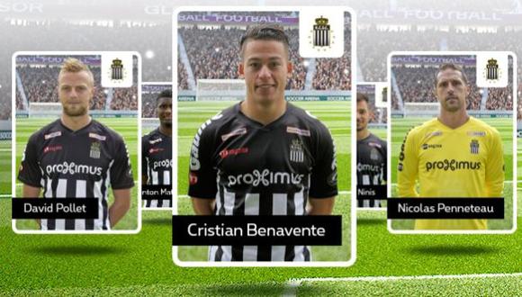 Benavente compite por ser jugador del mes en Sporting Charleroi