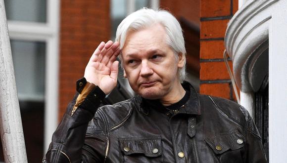 El fundador de WikiLeaks, Julian Assange, en la embajada ecuatoriana en Londres. (Foto: EFE/ Facundo Arrizabalaga)