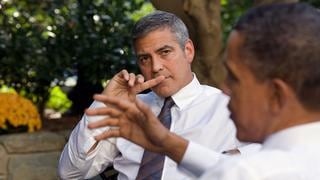 George Clooney proyectó su nueva película en la Casa Blanca