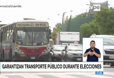 Transporte público en Lima y Callao operará con más buses el 11 de abril