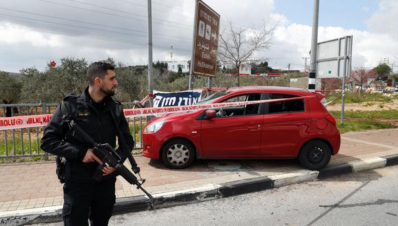 Cisjordania: un israelí muere en un ataque de un palestino en el asentamiento de Ariel. (AFP).