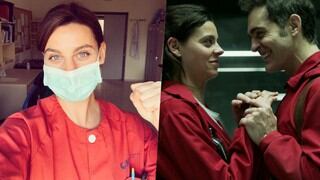 Actriz de la ‘Casa de Papel’ es enfermera y cuida a enfermos de coronavirus en hospital 