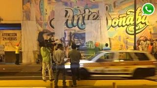 WhatsApp: Municipalidad inició borrado de murales en Lima