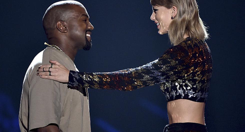 Kanye West atacó nuevamente a Taylor Swift en su nueva canción. (Foto: Gutty Images)