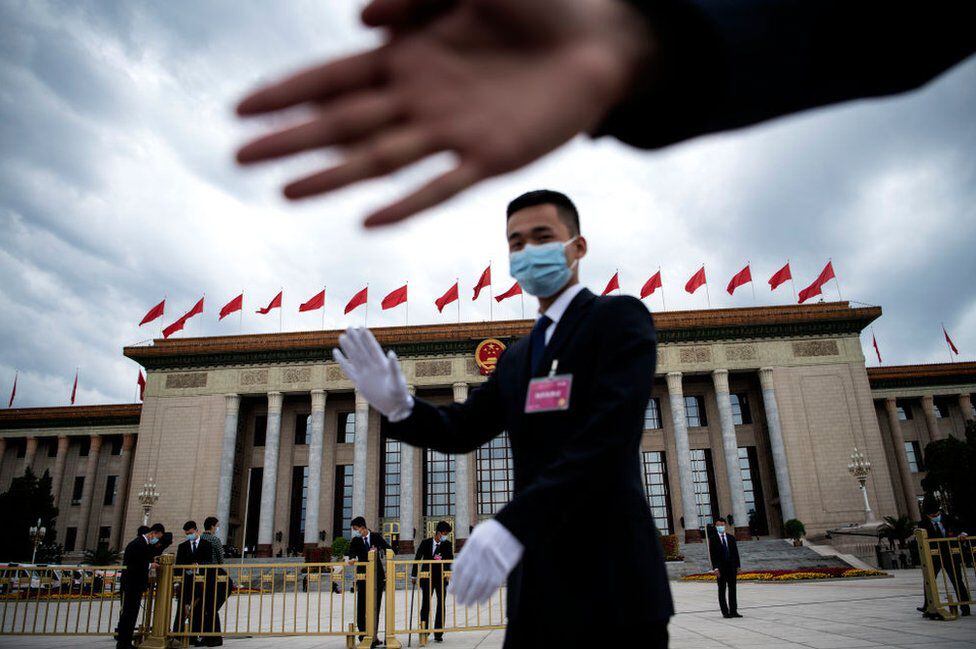 Beijing is experiencing these days a huge security deployment due to the XX congress of the Communist Party, in which Xi is expected to be re-elected for the second consecutive time.  (GETTY IMAGES)